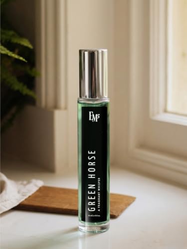 Image of EM5 Green Horse Perfume for Men & Women | Woody Fruity Musky Fresh Aromatic Fragrance | 15 ml Unisex Eau de Parfum Spray | Luxury Gift for Him & Her