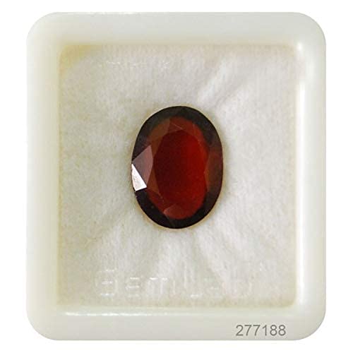 9.25 Ratti Natural Hessonite Gomed Garnet Gemstone with Lab Certificate