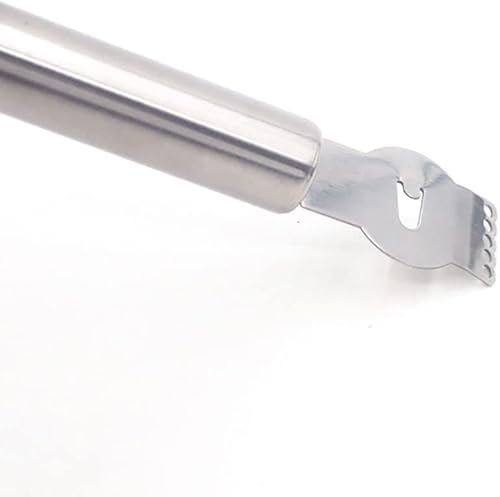Miniatura 3 de Pelador de ralladura de limón para cócteles, rallador de limón, herramienta de acero inoxidable naranja cítrico para cocina con cuchillo de canal,