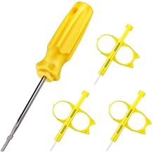 4 Pack Sprinkler Key Adjustment Tool Kit Compatible with Rain Bird 5000, Hunter PGP Sprinkler Head, Rotor Nozzle Key Tool Adjustment Wrench for Lawn Irrigation System Repair