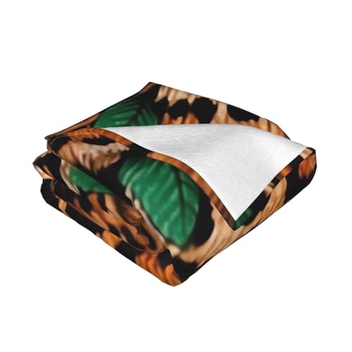 Couverture polaire lit et canapé plaid chaud léger 203x152 - 8