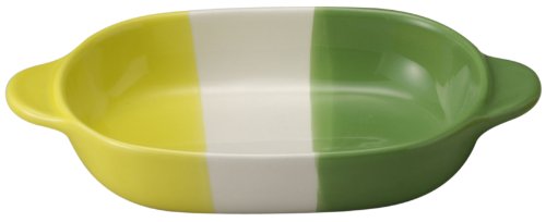 Banko Ware 13604 Maharaja Gratin Dish, Oven Safe, Diameter Approx. 8.7 inches (22 cm), Tableware, Ceramic, Microwave Safe, Made in Japan