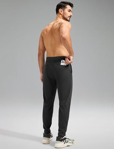 Blouty Men's Joggers Pants with Zipper Pockets Stretch Workout Athletic Sweatpants Gym Golf Joggers for Men Casual Running3