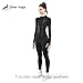Workout Sets for Women 2 Piece Seamless Long Sleeve Yoga Outfits Active Leggings All Zippy Jacket Gym Set(Black/S)