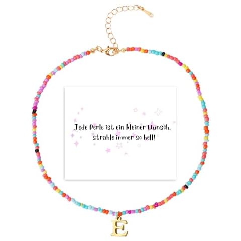 Collier perlé FIDWALL avec initiales Cover