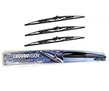07-14 FJ CRUISER DENSO ENDURO-VISION WIPER BLADES FRONT LEFT + RIGHT and CENTER