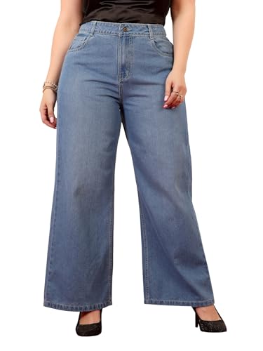 Image of Miss Chase A+ Women's Bootcut High Rise Regular-Length Stretchable Denim Shaping Jeans