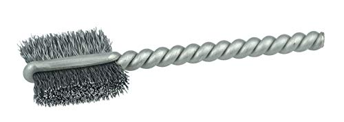 Image of Weiler 21027 9 /16 inch Power Tube Brush, .003 inch Steel Wire Fill, 5 /8 inch Brush Length, Made in The USA (Pack of 10)