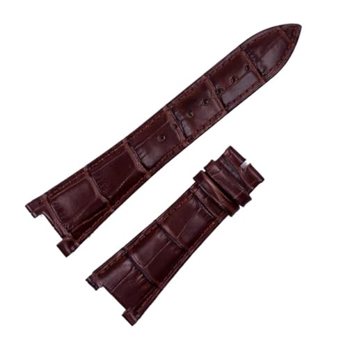 ���U�[���v�X�g���b�v Nautilus �V���[�Y PP5711 5712G �ƌ݊������� ���ʂȃm�b�` 25mm �s���o�b�N��(Brown-No buckle)