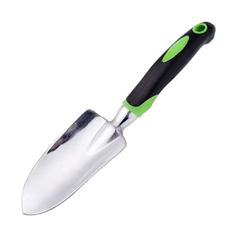 JINGBELUS Stainless Steel Garden Trowel with Ergonomic Grip Cover