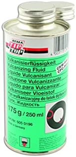 Connect 35096 Tube Patch Vulcanising Fluid 175g c/w brush 1pc,Green, White