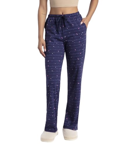 Image of Jockey RX88 Women Super Combed Cotton Printed Pyjama with Side Pockets (Colors & Prints May Vary)
