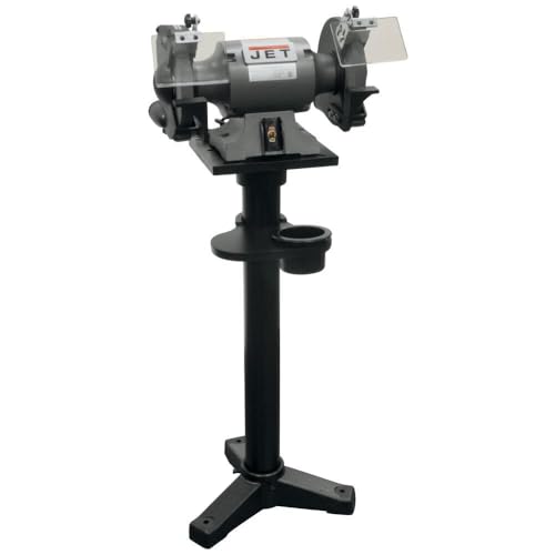 Image of Jet Tools - JBG-8A, 8" Shop Grinder & JPS-2A Stand (577102K),Black,Grey