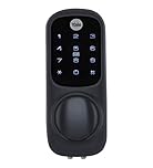 Yale Smart Living YD-01-CON-BL Keyless Connected Ready Smart Door Lock, 60mm Nightlatch Standard Security Black Cylinder, 60 mm Backset