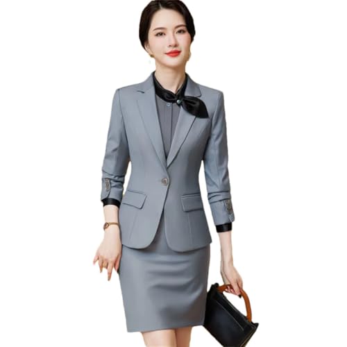 Women's Formal Business Suit Skirt Suit Office Work Wear Suit