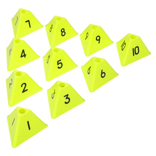 Cônes d'entraînement sportif en PE accessoires portables de football et sport scolaire