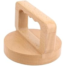 Colaxi Wood Baren for Printmaking Block Printmaking Baren Smooth Varnished Bottom Hand Printing Tool for Block Printing, Ergonomic Handle