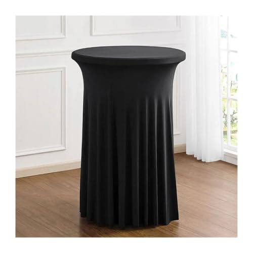 Nappe ronde de bar pour hôtel de prestige, robe de table 80x110cm en textile solide doux - 4