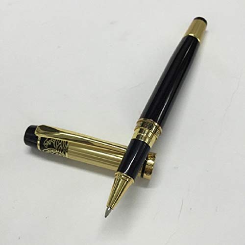 Office & School Supplies Office Gift Elegant Upscale Golden Metal Classical Piece Ballpoint Pens Roller Ball Pen, Type:Ballpoint Pen