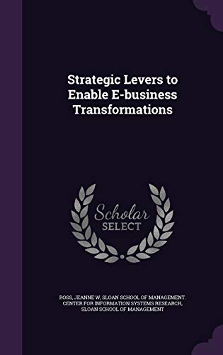 Strategic Levers to Enable E-business Transform... 1341888894 Book Cover