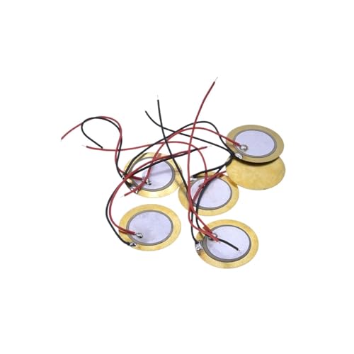Buzzer Piezoelectric Piezo Ceramic Wafer Plate Sounder Sensor Dia 12MM 15MM 18MM 20MM 27MM 35MM 50MM for Buzzer Loudspeaker(20pcs 20MM)