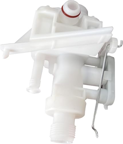 Image of iFJF 31705 RV Toilet Water Valve Kit Replacement for Aqua Magic V Toilets High and Low Models White Durable Plastic