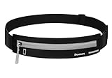 Slim Running Belt Fanny Pack for Women Men, Runners Phone Holder Gift Jogging Pouch Workout Waist Belt, Money Belt Running Gear Accessories – For All Cell Phones (Black02)