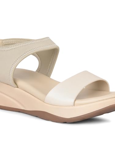 Image of Bata Women's Casual Sandal Sandal - Offwhite
