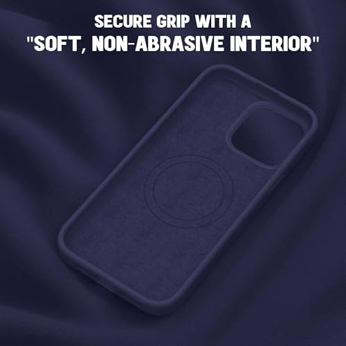 Image of Kratos Active Grip Silicone Case Cover Compatible with iPhone 15 Plus - Enhanced Protection, Wireless Magnetic Charging Case with Raised Edge Camera & Screen Protection, Shock-Resistant Design Blue