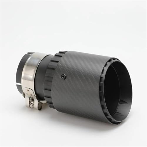 Embout d'échappement en carbone 60mm 63mm pour VW Golf - Sortie de silencieux arrière de voiture