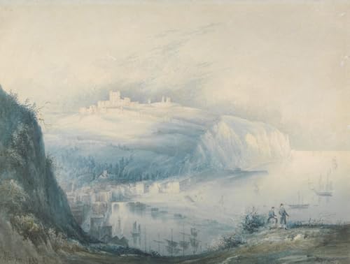 Affiche toile Douvres John Martin reproduction art portrait 60x90cm