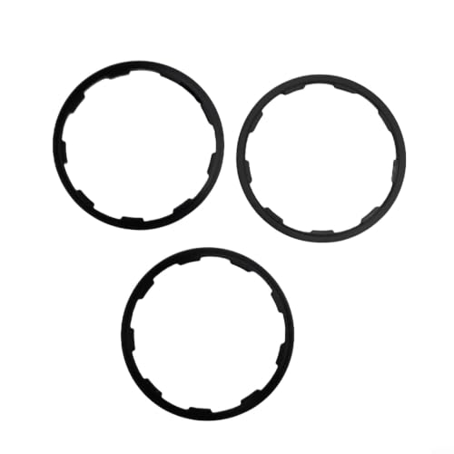Image of Alloy Bike Cassette Spacer 1mm Hub Washer 3-Pack(1.85mm+2.18mm+2.35mm)