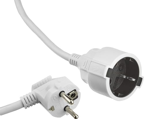 Miniatura 3 de Meister Extensión De Contacto - Cable De 5 M - Blanco - Cable De Plástico - Ip20 Interior Acoplador Con Protección Contra Contacto Extensión Schuko 7432510
