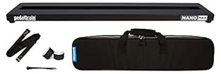Two-rail Pedaltrain Nano Series form factor 28” x 5.5” pedal board (71.12cm x 13.97cm) All-new MAX soft case with premium shoulder strap Generous rolls of hook-and loop and assortment of zip ties All-new platinum SBS zippers with enhanced pull tabs. ...