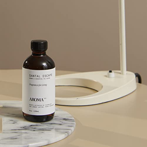 Aromatech Santal Escape Aroma Oil For Scent Diffuser - Luxurious Aroma Essential Oils Blend Of Sea Air Iris Driftwood Sandalwood Solar Amber Salted Musk, Soothing Refreshing Aroma Oil - 10Ml #TOP3