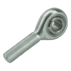 RBC Heim Bearings SMLE2045 Left Hand Thread, 20.000 mm Bore M20 x 1.5 Threads, Self-Lubricating Metric Rod End Bearing, 2 Piece with Uniflon Liner