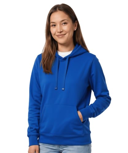 Image of Scott International Women's Cotton Blend Hoodie | Long Sleeve Sweatshirt | Stylish Winter Wear | Hooded Winter Top | Casual Outdoor, Travel, Gym & Everyday Wear | Pullover for Women