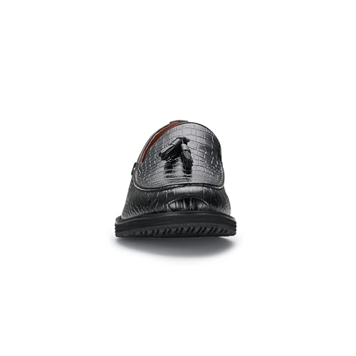 Image of Ferro Aldo Men's Premium Moc Toe Loafers | Casual & Dress Styles with Tassels & Horsebit Buckles