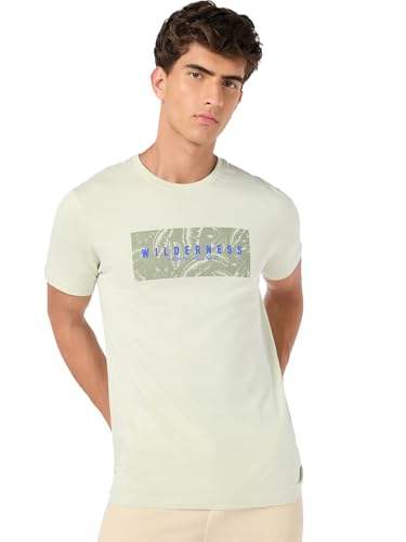 Image of Bewakoof Men's Printed Cotton T-Shirt