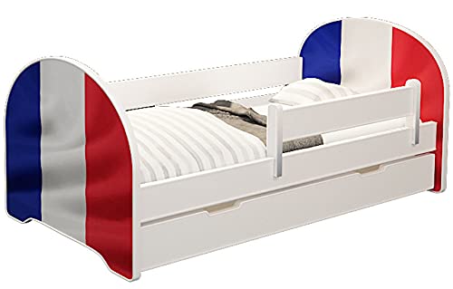 Lit enfant 160x80 haute qualité européenne lit tiroir matelas mousse sommier