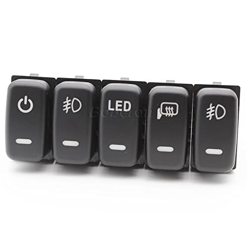 Interrupteur DRL 12V LED rouge pour sécuriser vos trajets en Lancer - 2