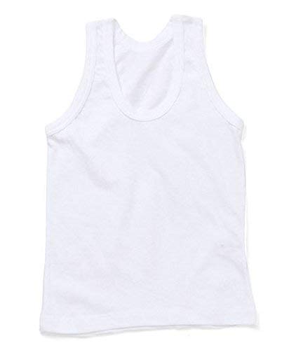 Khwahish Baby Boys and Girls 100% Pure Cotton White Sleeveless Vest Inner Wears Combo Pack of 3, 6 & 12 Pieces. (12 Pieces Combo, 2-3 Years)