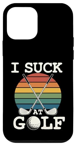 I Suck At Golf Joke ʔSt s Ȓj St X}zP[X iPhone 12 mini p