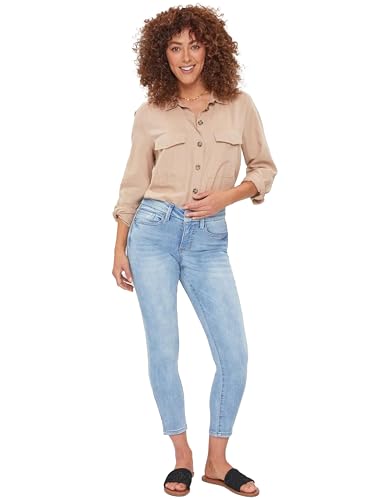 Royalty For Me Womens Women's Petite Curvy Fit High Rise Skinny Jean4