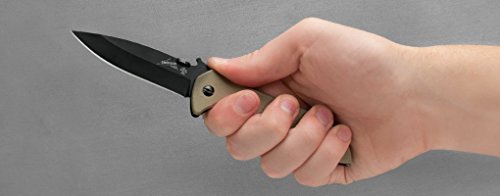Kershaw Canivete dobrável Emerson CQC-6K, tamanho único (6054BRNBLK)