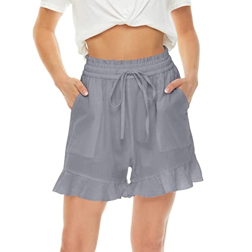 Lightweight Denim Capris Cotton Capris With Elastic Waist 6 Inch Running Shorts Womens Capri Cargo Pants Cargo Denim Shorts Womens Women's Running Shorts With Compression Liner Women's Pull On Knit #TOP6