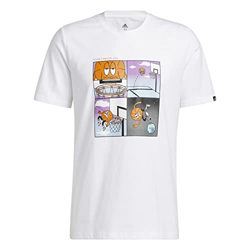 Camiseta adidas doble llanta para hombre en color clásico