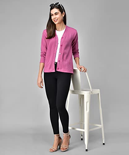 Image of eKools Women's Winterwear Woolen Sweater Cardigans