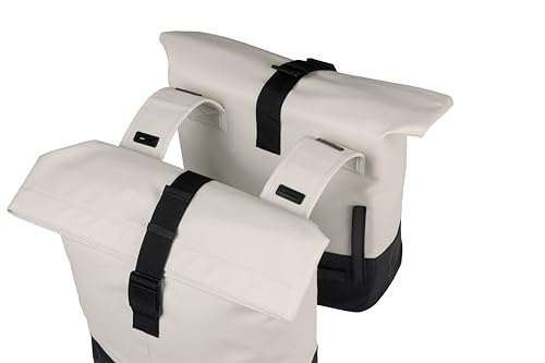 Sacoche double de vélo Basil Cove durable en matériau recyclé haut de gamme