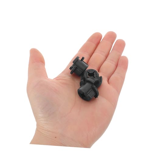 Clips de fijación para radar de coche: pack de 20 soportes de plástico negro resistentes 4